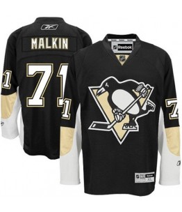 NHL Evgeni Malkin Pittsburgh Penguins Youth Premier Home Reebok Jersey - Black