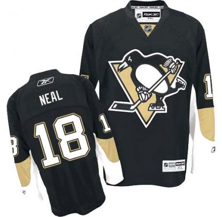 NHL James Neal Pittsburgh Penguins Premier Home Reebok Jersey - Black