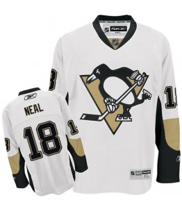 NHL James Neal Pittsburgh Penguins Youth Premier Away Reebok Jersey - White