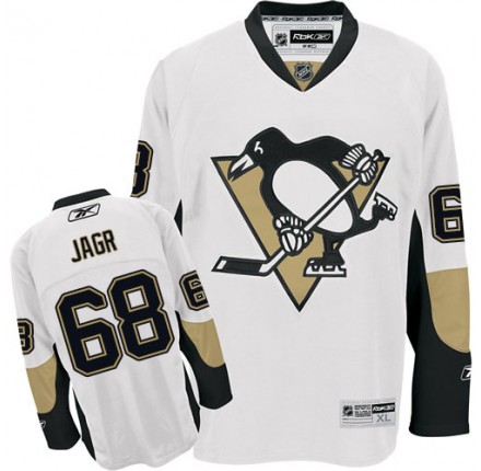 NHL Jaromir Jagr Pittsburgh Penguins Premier Away Reebok Jersey - White