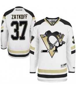 NHL Jeff Zatkoff Pittsburgh Penguins Authentic 2014 Stadium Series Reebok Jersey - White