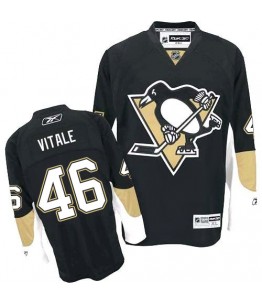 NHL Joe Vitale Pittsburgh Penguins Authentic Home Reebok Jersey - Black