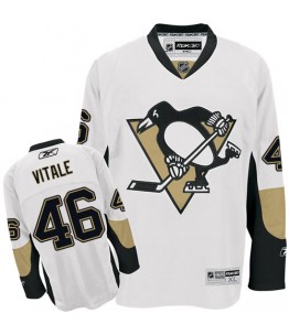 NHL Joe Vitale Pittsburgh Penguins Premier Away Reebok Jersey - White
