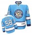 NHL Kris Letang Pittsburgh Penguins Authentic Third Reebok Jersey - Light Blue