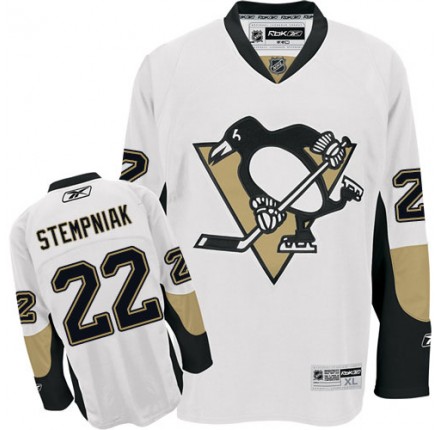 NHL Lee Stempniak Pittsburgh Penguins Premier Away Reebok Jersey - White