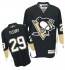 NHL Marc-Andre Fleury Pittsburgh Penguins Authentic Home Reebok Jersey - Black