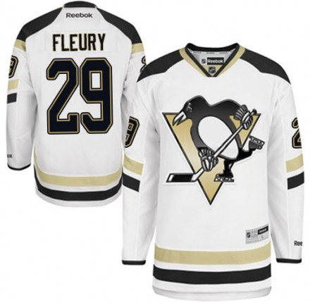 NHL Marc-Andre Fleury Pittsburgh Penguins Authentic 2014 Stadium Series Reebok Jersey - White