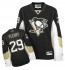 NHL Marc-Andre Fleury Pittsburgh Penguins Women's Premier Home Reebok Jersey - Black