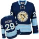 NHL Marc-Andre Fleury Pittsburgh Penguins Women's Premier New Third Winter Classic Vintage Reebok Jersey - Navy Blue