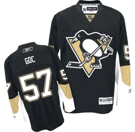 NHL Marcel Goc Pittsburgh Penguins Premier Home Reebok Jersey - Black