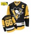 NHL Mario Lemieux Pittsburgh Penguins Authentic Autographed Throwback CCM Jersey - Black