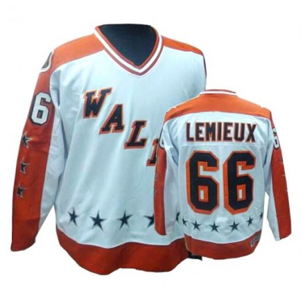 NHL Mario Lemieux Pittsburgh Penguins Premier All Star Throwback CCM Jersey - White