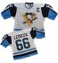 NHL Mario Lemieux Pittsburgh Penguins White/ Authentic Throwback CCM Jersey - Blue