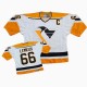 NHL Mario Lemieux Pittsburgh Penguins White/ Authentic Throwback CCM Jersey - Orange