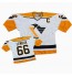NHL Mario Lemieux Pittsburgh Penguins White/ Premier Throwback CCM Jersey - Orange