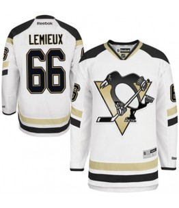 NHL Mario Lemieux Pittsburgh Penguins Authentic 2014 Stadium Series Reebok Jersey - White