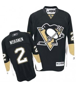 NHL Matt Niskanen Pittsburgh Penguins Authentic Home Reebok Jersey - Black