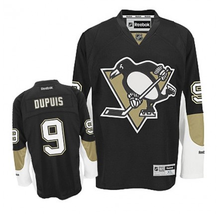 NHL Pascal Dupuis Pittsburgh Penguins Authentic Home Reebok Jersey - Black