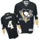 NHL Rob Scuderi Pittsburgh Penguins Authentic Home Reebok Jersey - Black
