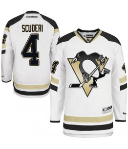 NHL Rob Scuderi Pittsburgh Penguins Authentic 2014 Stadium Series Reebok Jersey - White