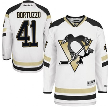 NHL Robert Bortuzzo Pittsburgh Penguins Premier 2014 Stadium Series Reebok Jersey - White