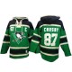 NHL Sidney Crosby Pittsburgh Penguins Old Time Hockey Authentic St. Patrick's Day McNary Lace Hoodie Jersey - Green