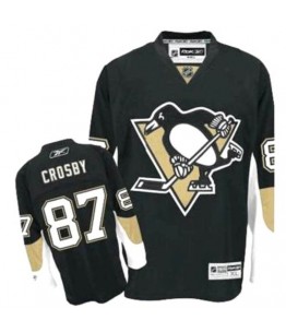 NHL Sidney Crosby Pittsburgh Penguins Premier Home Reebok Jersey - Black