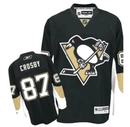 NHL Sidney Crosby Pittsburgh Penguins Premier Home Reebok Jersey - Black