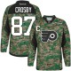 NHL Sidney Crosby Pittsburgh Penguins Authentic Veterans Day Practice Reebok Jersey - Camo