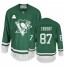 NHL Sidney Crosby Pittsburgh Penguins Authentic St Patty's Day Reebok Jersey - Green