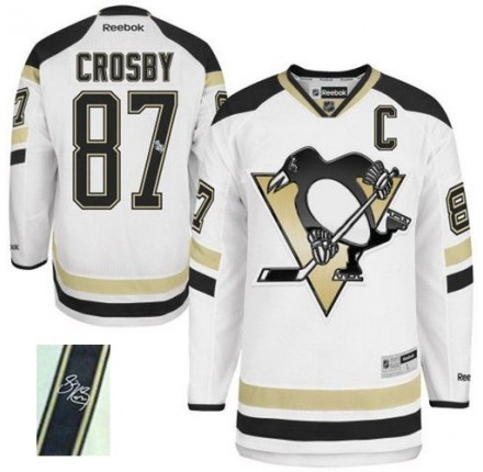 NHL Sidney Crosby Pittsburgh Penguins Authentic 2014 Stadium Series Autographed Reebok Jersey - White