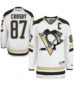 NHL Sidney Crosby Pittsburgh Penguins Authentic 2014 Stadium Series Reebok Jersey - White