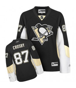 NHL Sidney Crosby Pittsburgh Penguins Women's Authentic Home Reebok Jersey - Black