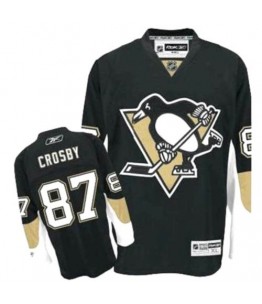 NHL Sidney Crosby Pittsburgh Penguins Youth Premier Home Reebok Jersey - Black