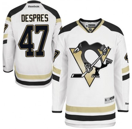 NHL Simon Despres Pittsburgh Penguins Authentic 2014 Stadium Series Reebok Jersey - White