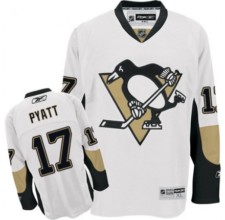 NHL Taylor Pyatt Pittsburgh Penguins Premier Away Reebok Jersey - White
