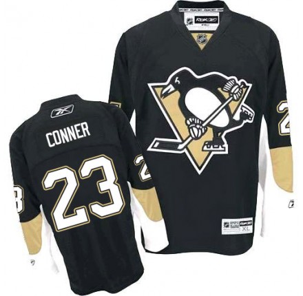 NHL Chris Conner Pittsburgh Penguins Premier Home Reebok Jersey - Black