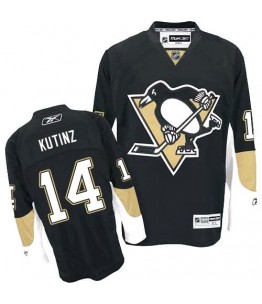 NHL Chris Kunitz Pittsburgh Penguins Authentic Home Reebok Jersey - Black