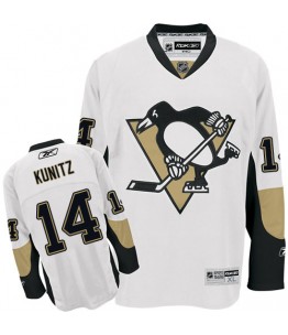 NHL Chris Kunitz Pittsburgh Penguins Premier Away Reebok Jersey - White