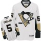 NHL Deryk Engelland Pittsburgh Penguins Premier Away Reebok Jersey - White