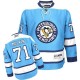 NHL Evgeni Malkin Pittsburgh Penguins Authentic Third Reebok Jersey - Light Blue